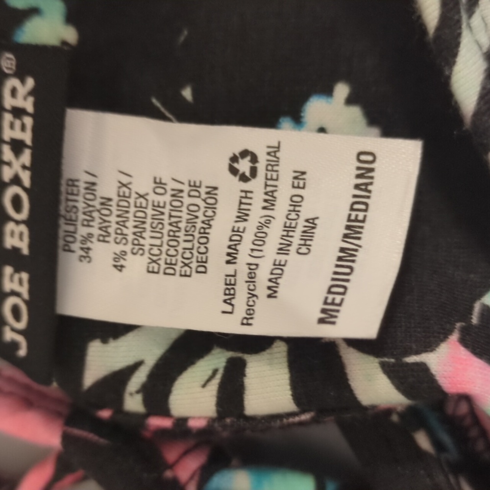Joe Boxer Medium Adjustable 1pc Tropical Tulip Romper Pajamas NWT - Picture 7 of 7